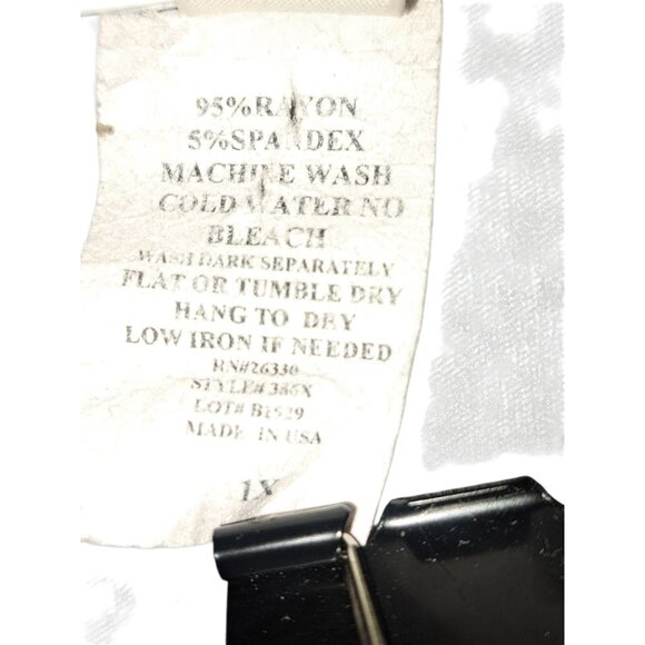 Cacia Womens 1X Charcoal Long Sleeve Asymmetric Hem Top - Picture 3 of 5